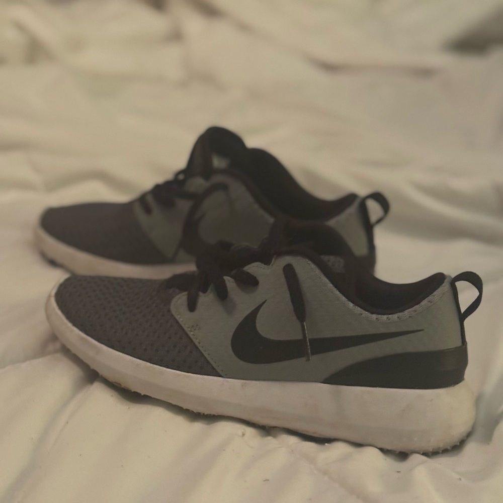 Nike Boys Black and Gray golf sneakers/spikes